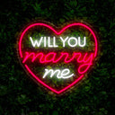 Will You Marry Me Neon Sign - Reels Custom
