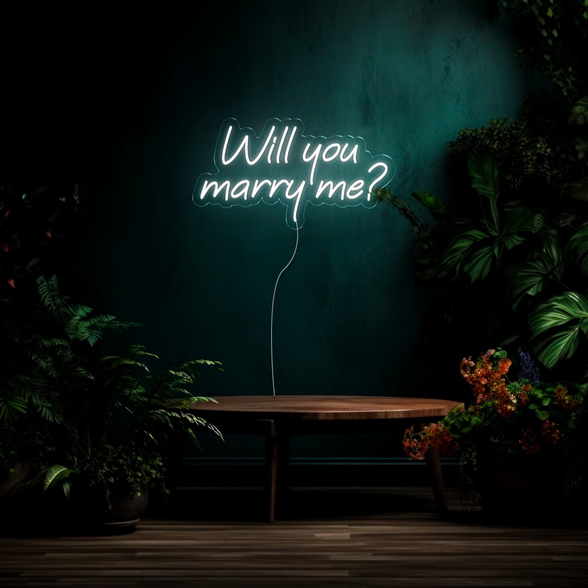 Will You Marry Me Wedding Proposal Led Neon Sign - Reels Custom