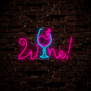 Wine Led Neon Sign - Reels Custom