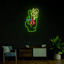 WLHOPE Hand Evil Eye Neon Sign - Reels Custom