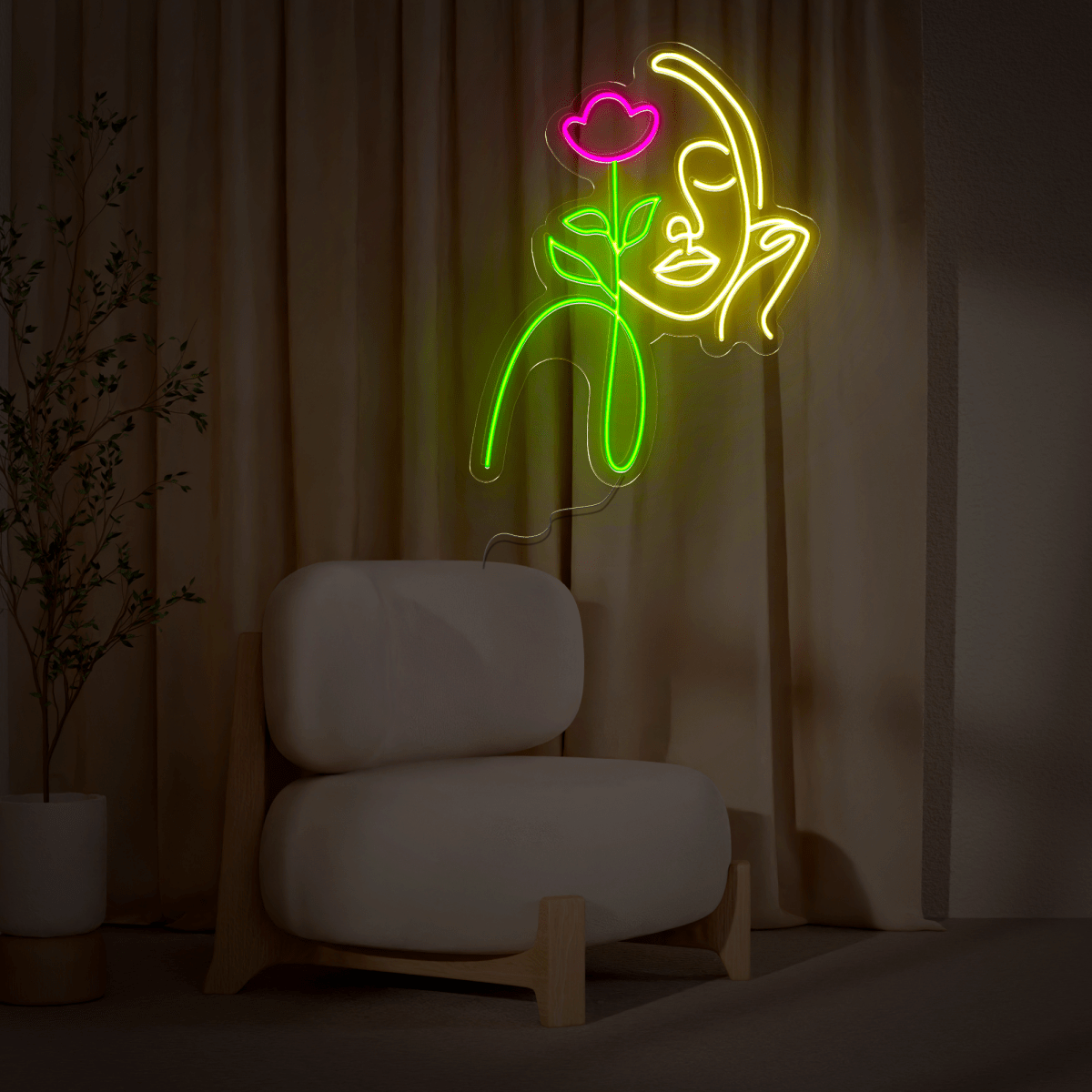 Woman Neon Sign - Reels Custom