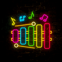 Xylophone Led Neon Sign - Reels Custom