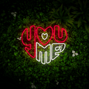 You Me Heart shape Neon Sign - Reels Custom