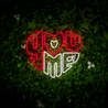 You Me Heart shape Neon Sign - Reels Custom